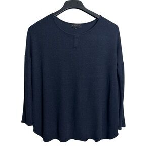 Hatch Blue Henley Shirt Size 2